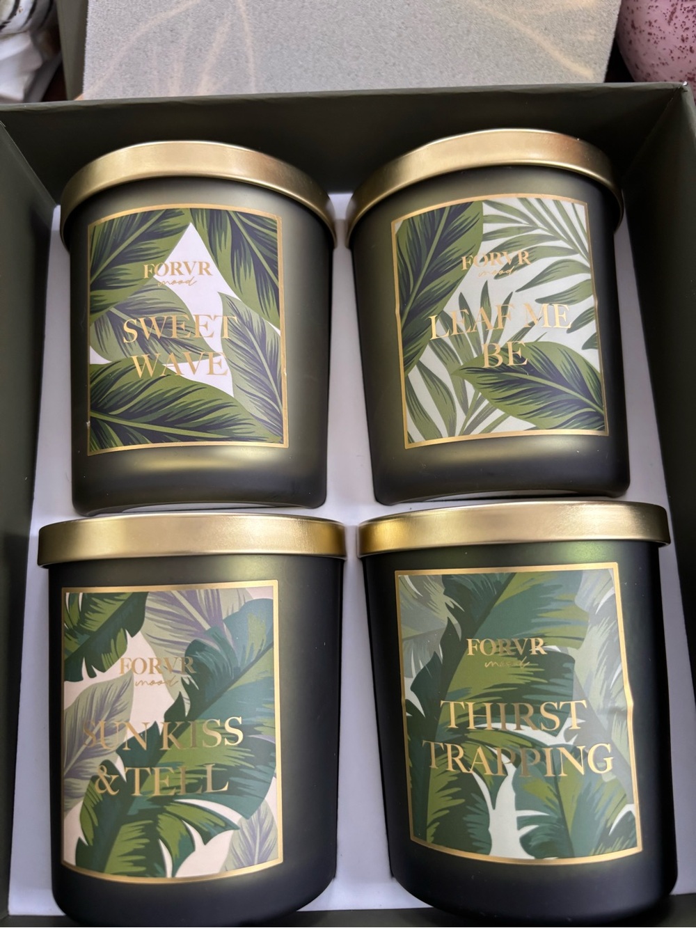 Forvr 4R Scented Candle Set of Four New “Tropic Like It’s Hot”